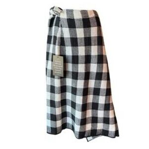 Pomander Place Check Wrap Skirt